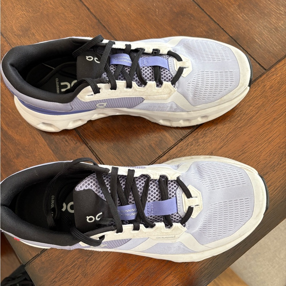 ON Running White and Black Sneakers